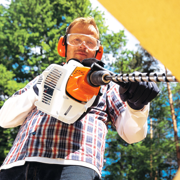 Potencialize seu trabalho com perfuradores de solo Stihl